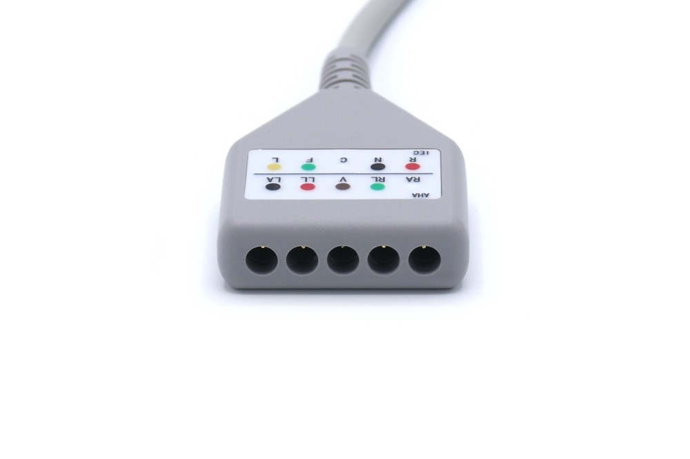 GE Marquette Compatible ECG Trunk Cable 5 Leads - Same Day Shipping