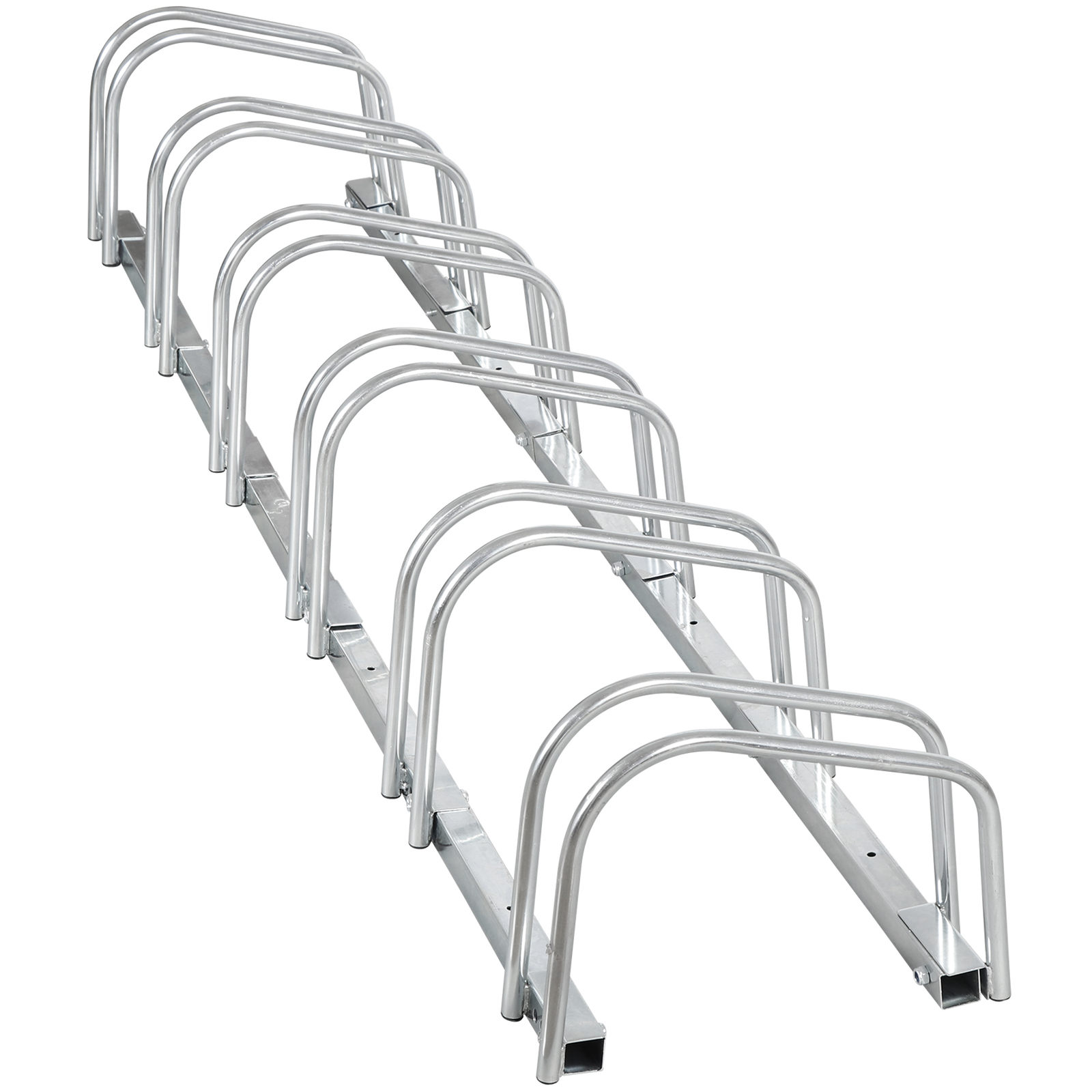 Bike Storage Rack 1-6 Bicycle Floor Parking Stand for Home Garage Indoor Outdoor