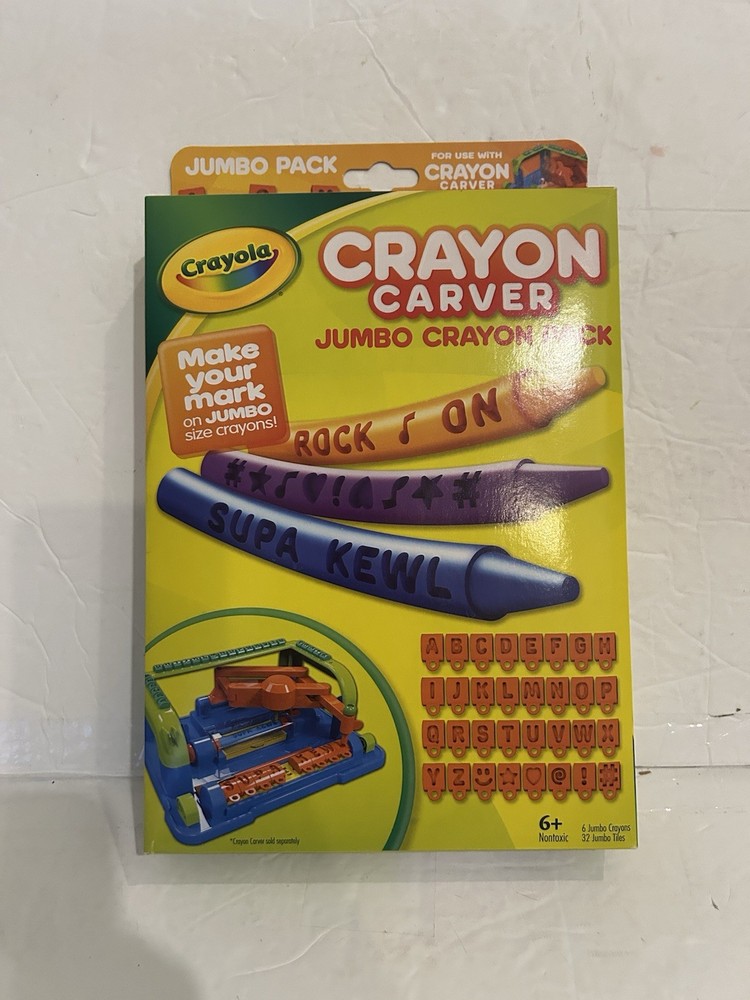 Crayola Crayon Carver Jumbo Expansion Pack Brand New