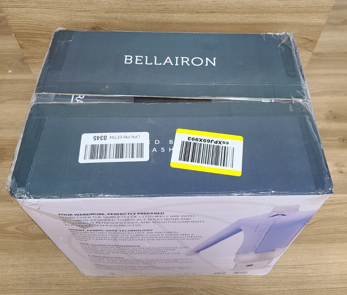 New Bellairon Automatic Hot Air Garment Dryer Iron Hands Free with Accessories