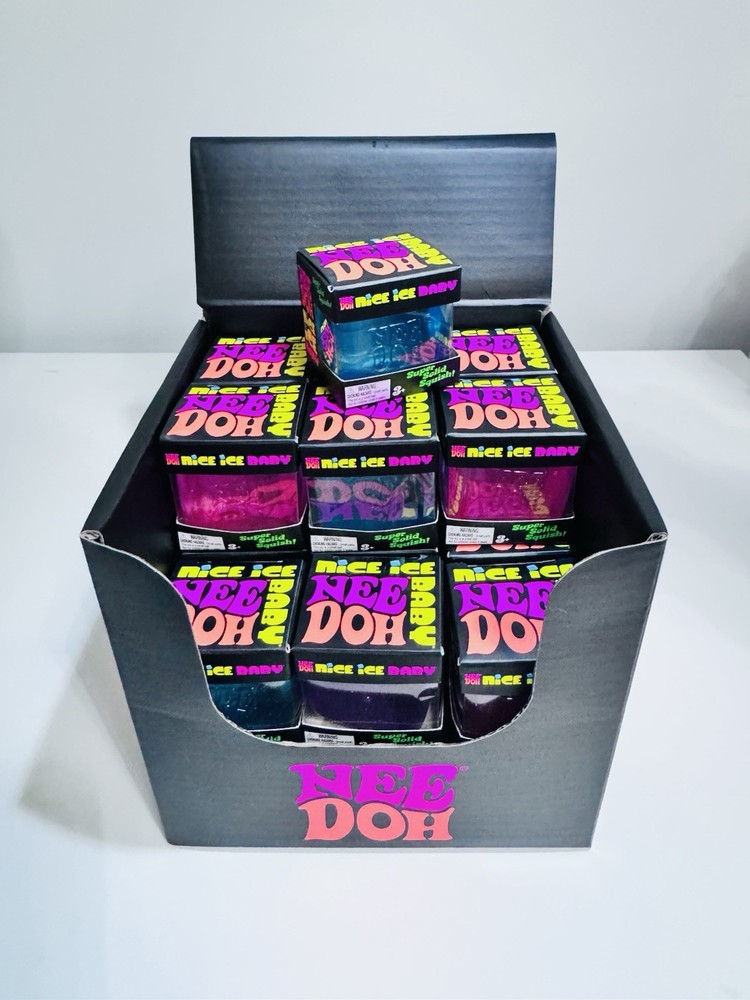 Mini Nee Doh Super Solid Squish Squeeze Ball Multicolor Stress Reliever