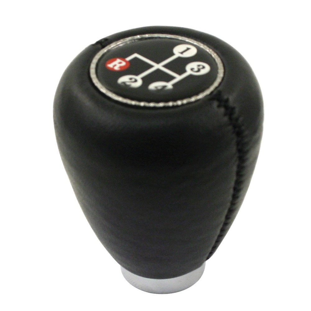 Shift Knob, with Gear Pattern, Fits 7, 10, 12mm Thread Black Dunebuggy & VW