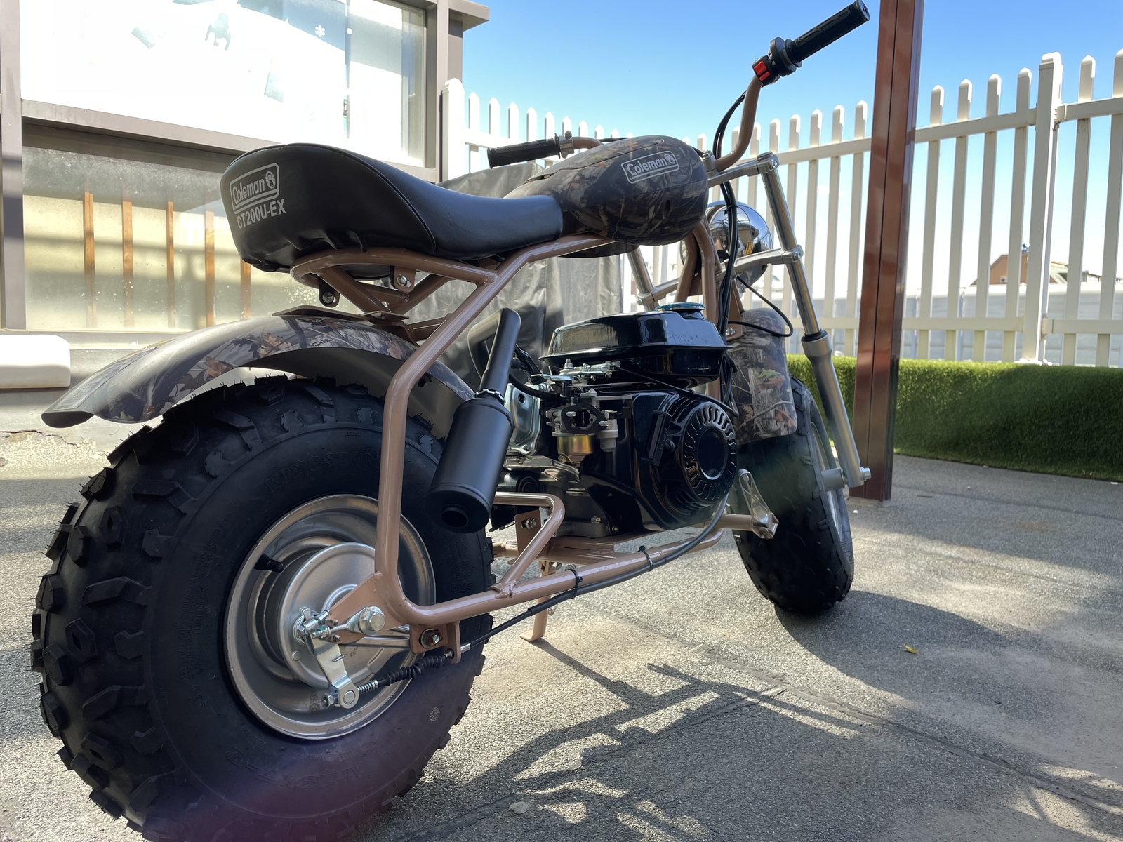 Upgrade Exhaust Pipe W/Muffler For Coleman CT200U 212cc 196cc Go Kart Mini Bike