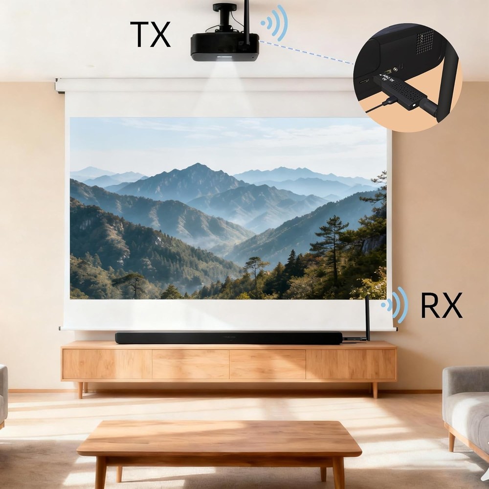 2.4G Wireless ARC Transmitter & Receiver 50 meters