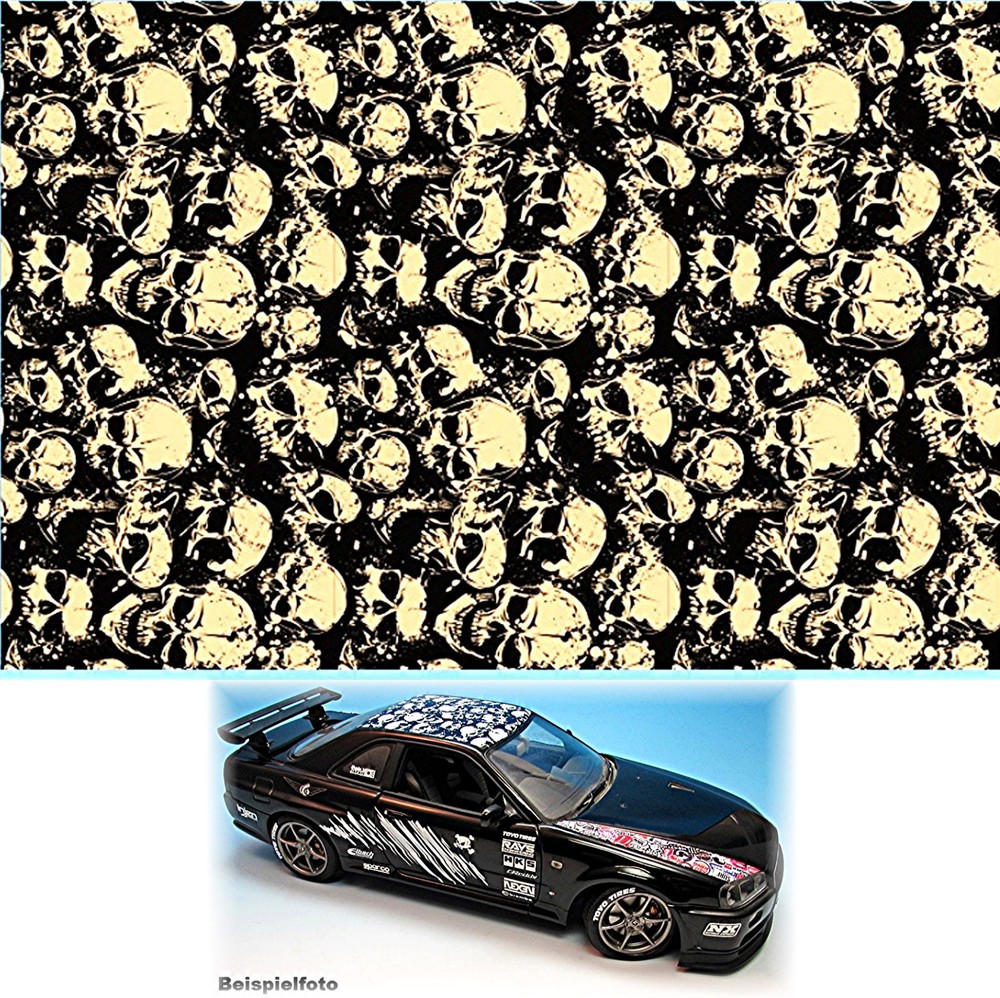 Stickerbomb / Surface Pattern Skull Pattern No. 2 Decal 1:24 Decal Stickers