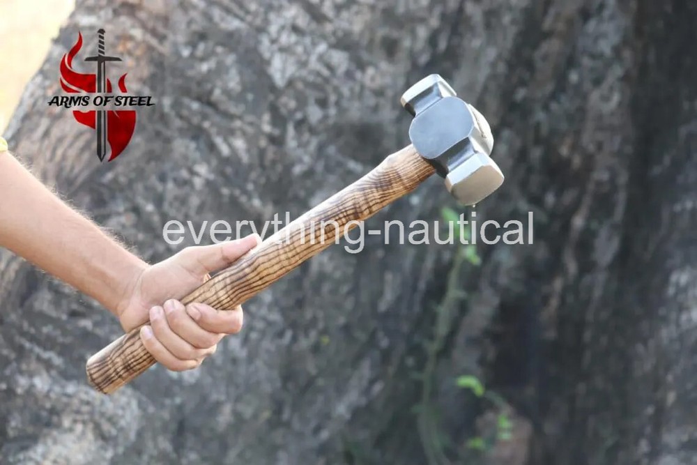Blacksmith hammer. 3lb Blacksmith hand /Face Hammers Iron Blacksmith