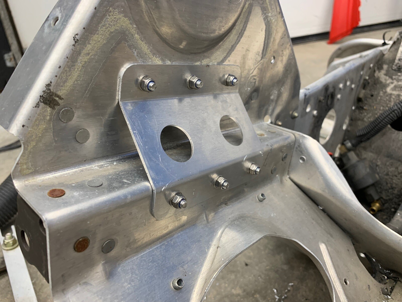 Jay Favel SkiDoo Rev Nun Bulkhead Brace Kit Ski-Doo Braces 6 Pieces SS Hardware