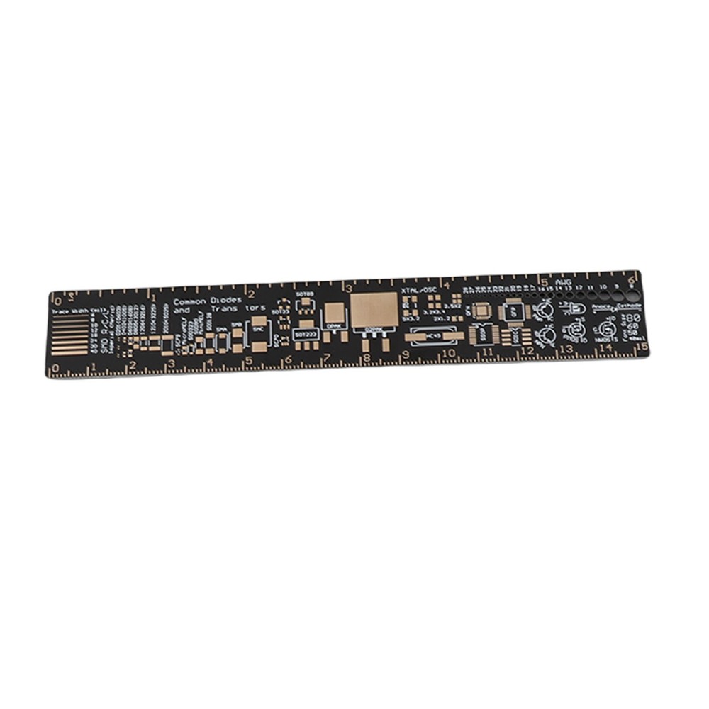 3PCS High Accuracy Multifunctional Printed Circuit Board Engineering Ruler For