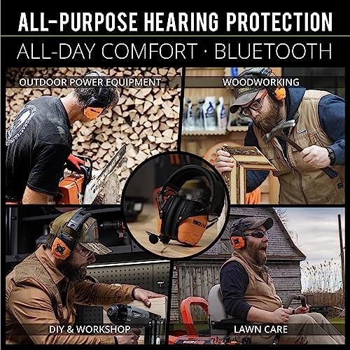 LINK Earmuff – Ear Protection Headphones for Work, Mowing, & Bluetooth