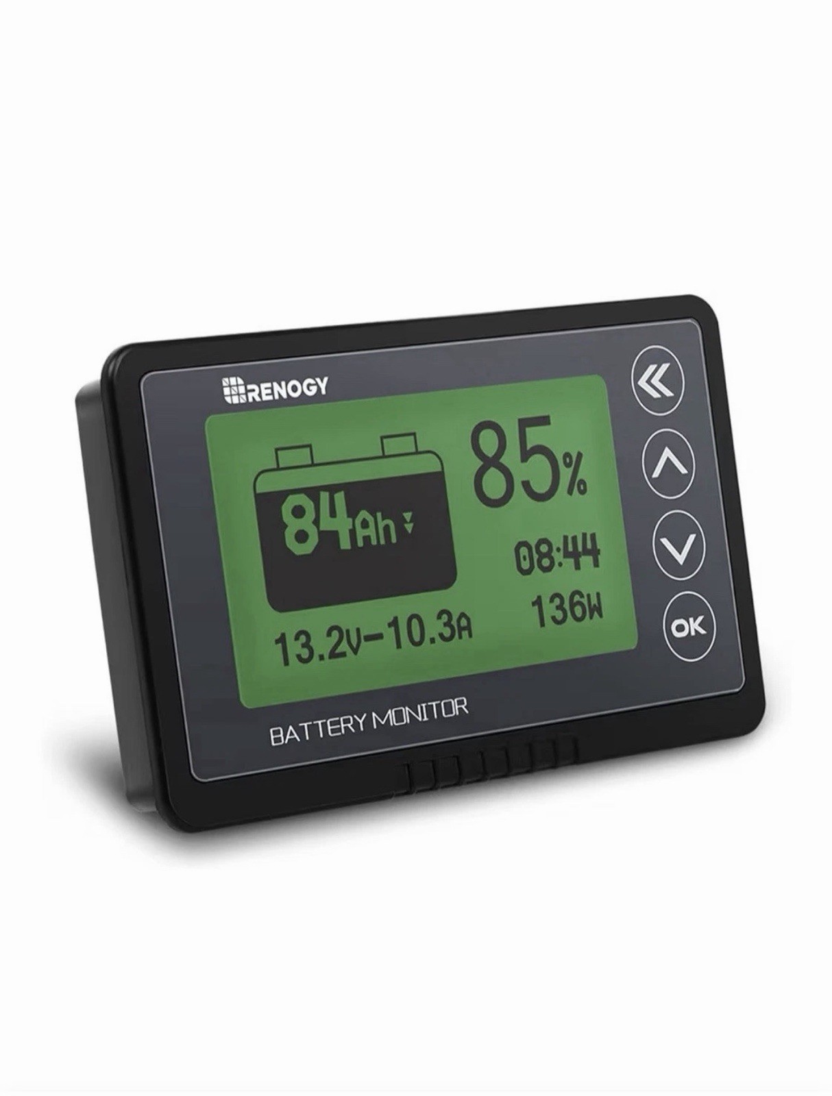 Renogy 500A Battery Monitor High and Low Voltage Programmable Alarm 500A Shunt