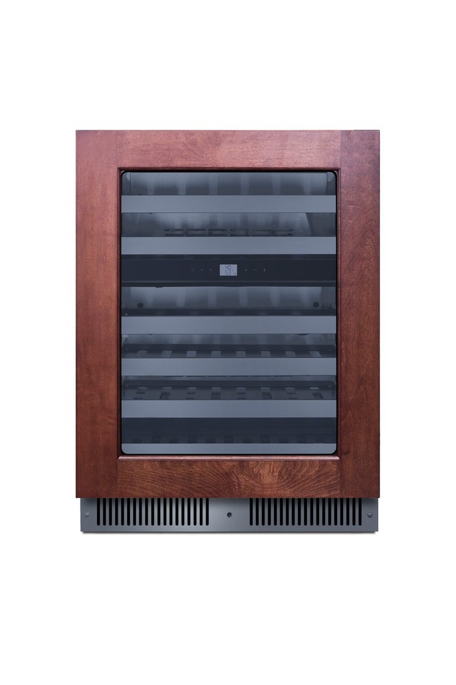 Summit CL244WC2PNR 24"W 48 Bottle Capacity Panel Ready Built-In - Panel Ready