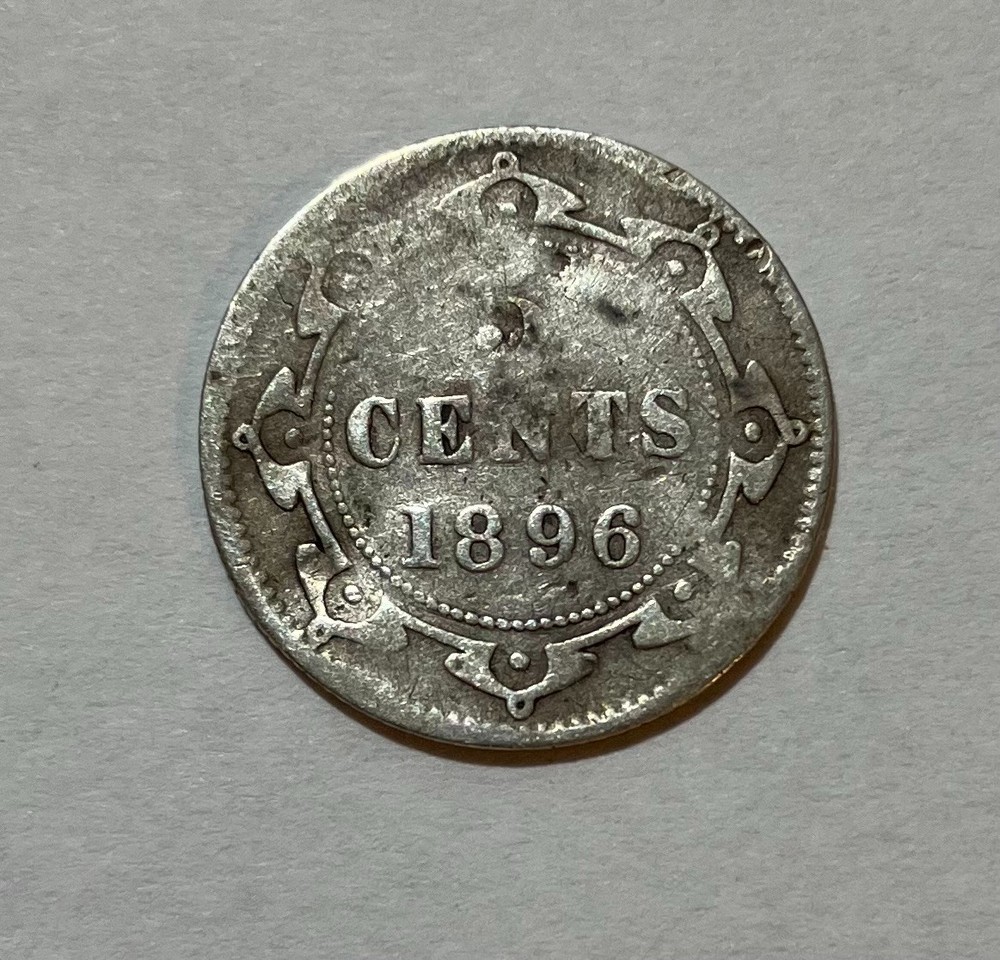 1896 Newfoundland Silver 5 Cents