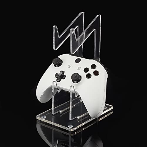 Universal Dual Controller Holder, Transparent Acrylic Game Controller Display