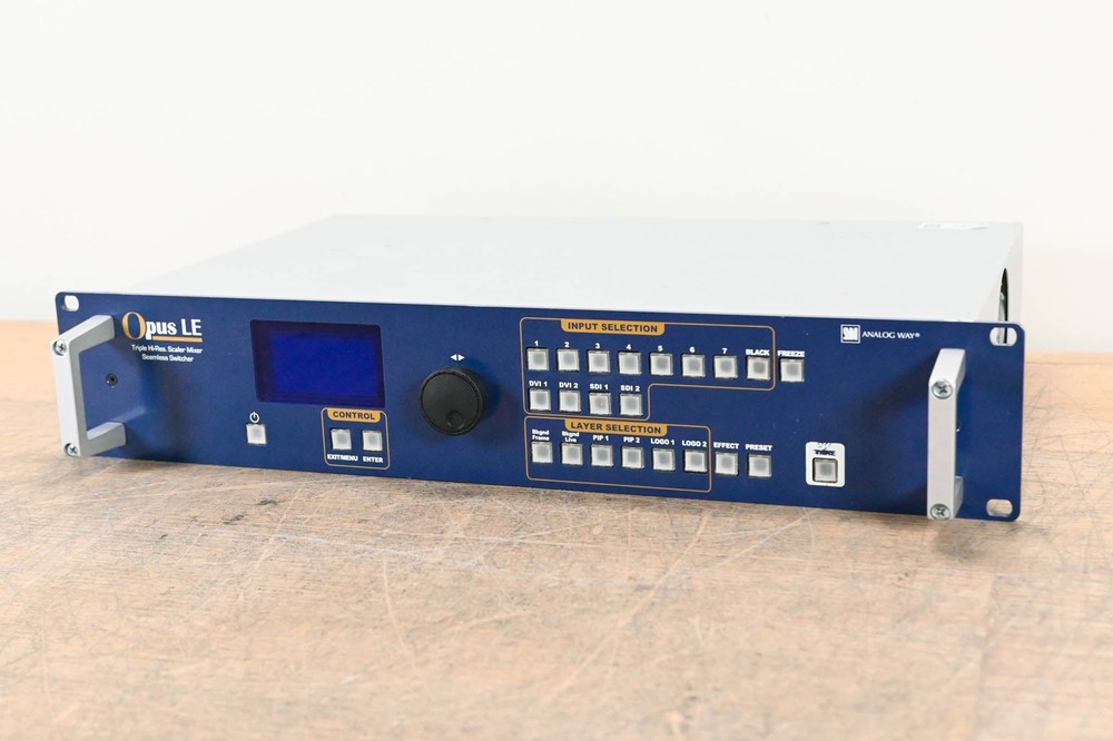 Analog Way OPS200 Opus LE High-Resolution Multi-Layer Seamless Switcher CG008K2