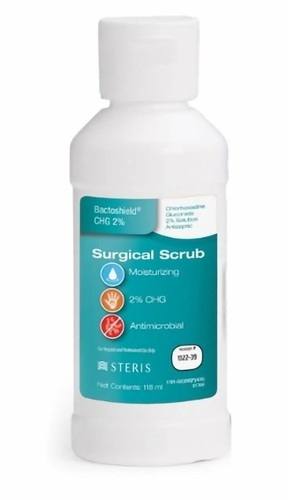 (5) 2% Bottles Bactoshield Surgical Scrub Solution 4 oz. Solution 10/2025