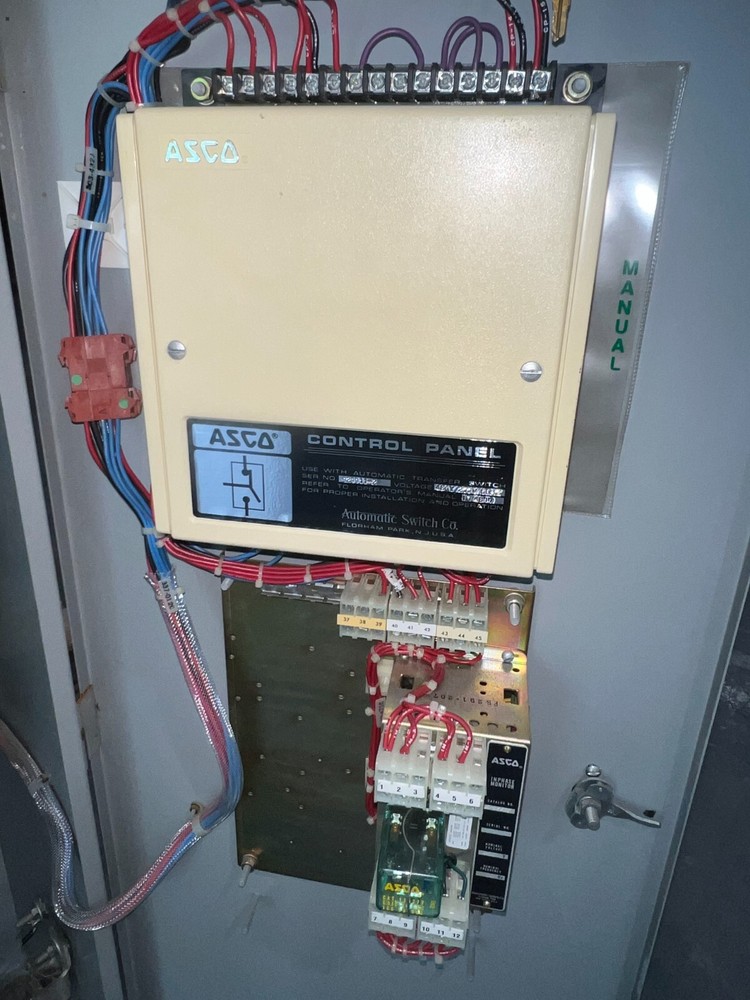 Asco ATS Automatic Transfer Switch 260 200 Amp 480v 3Ph 3 Wire ''AK"