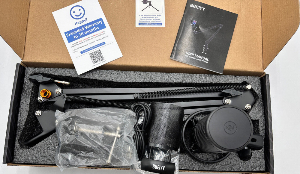 BBEIYY USB Gaming Microphone BBEIYY-ME8S-ARM