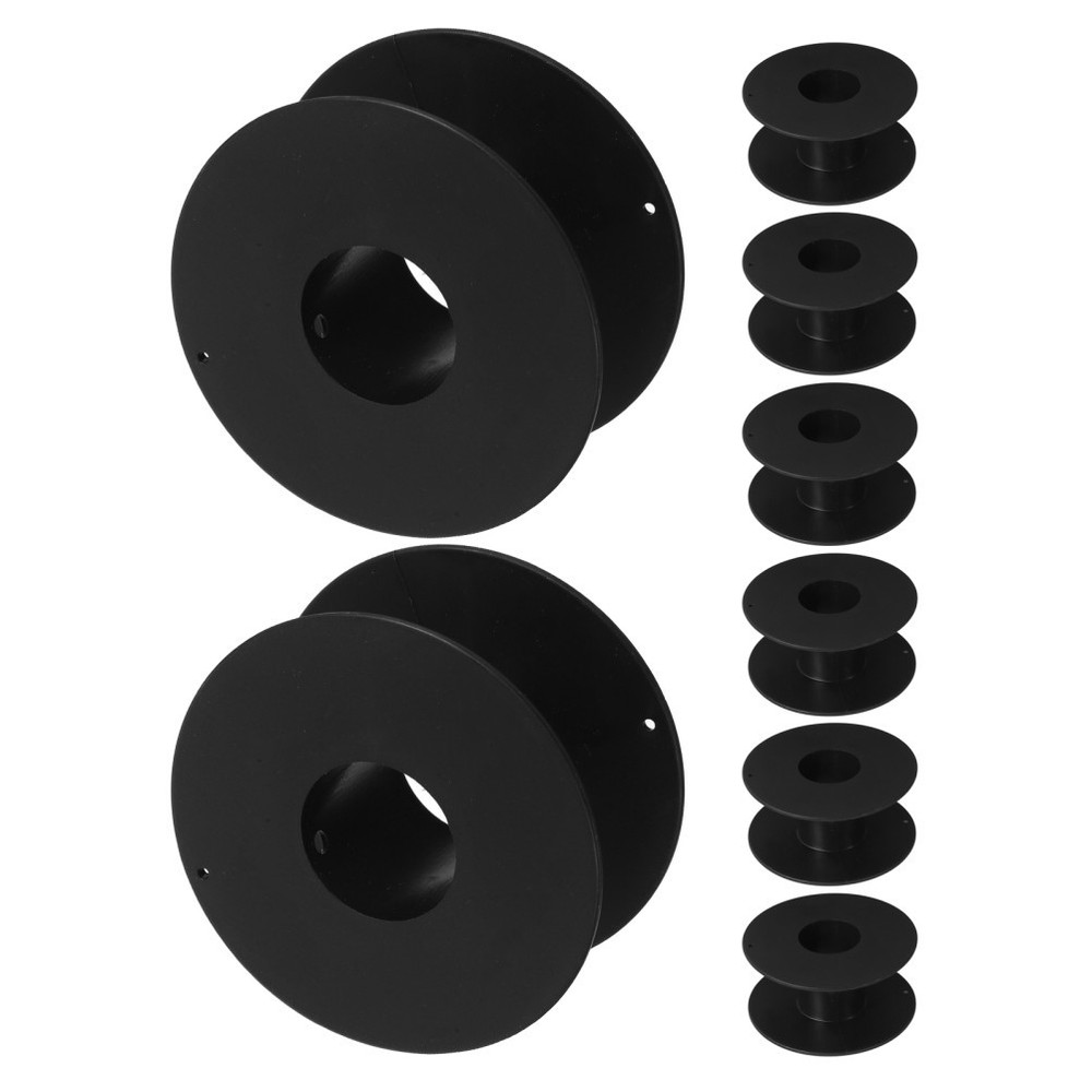 8 Pcs Plastic Spool Cable Cord Winder Electrical Storage Reel Empty Reels
