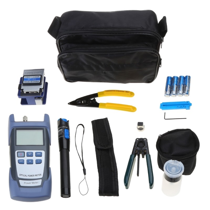 Practical FTTH Fiber Cold Connection Tool Optical Power Meter Optical Fiber Kits