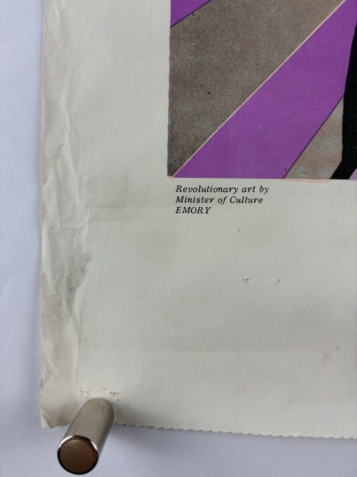 BLACK PANTHER PARTY Political Poster 1969 Emory Douglas AFRO AMERICAN SOLIDARITY