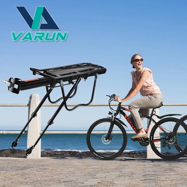 Rear Bike Rack Cargo Rack Alloy Luggage Carrier Bicycle 110 Lbs Capacity Holder