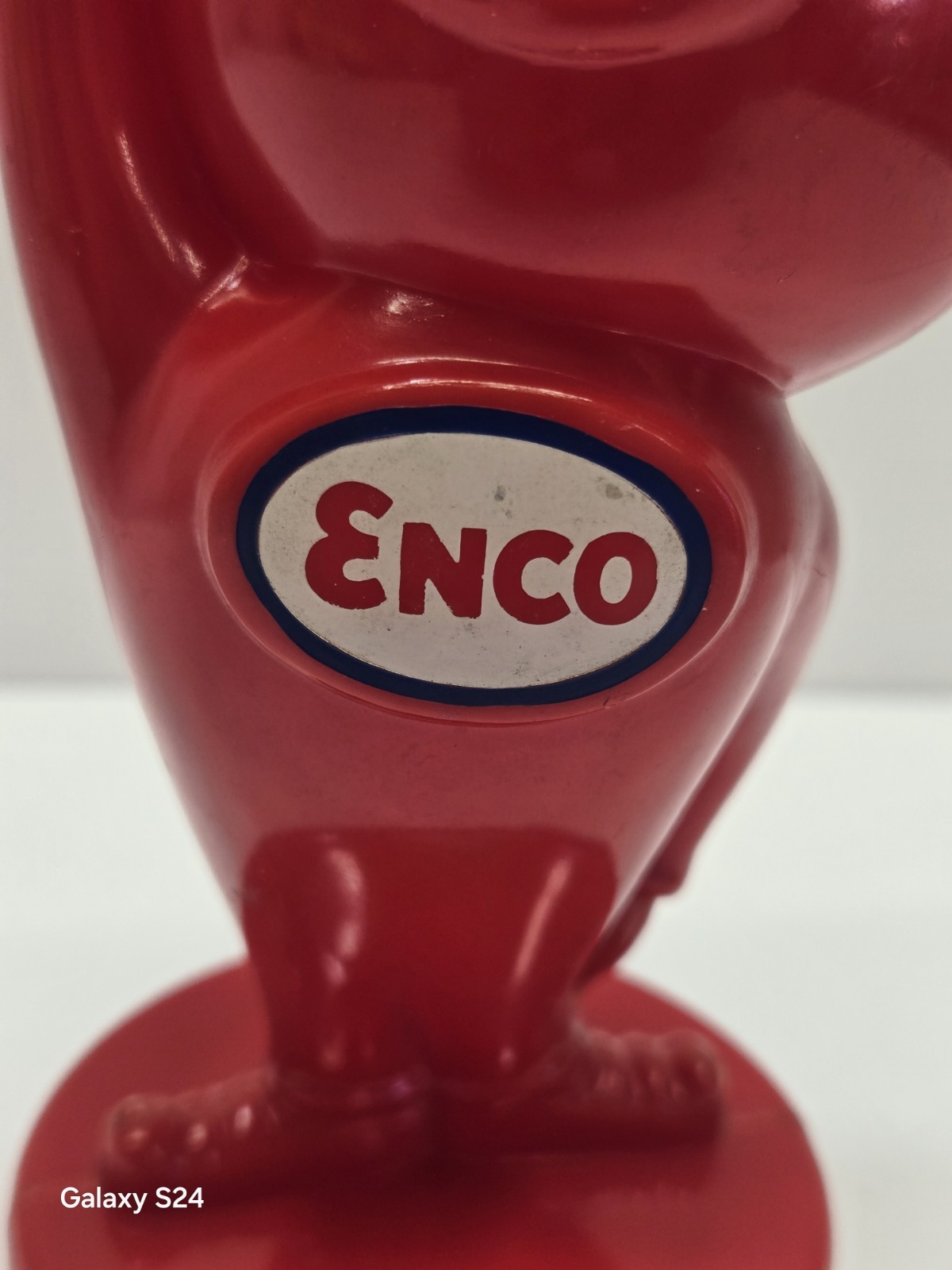 Vintage Esso/Enco Oil Gas Mr Drip Plastic Coin Bank Very Gd Condition Org Owner