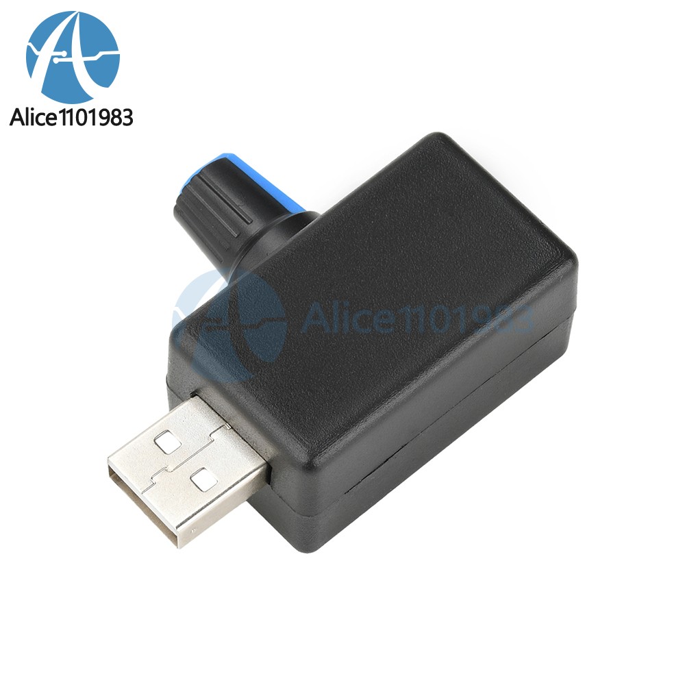 DC 4-12V 5W Mini USB Fan Speed Controller Adjustable Fan Speed Control Module