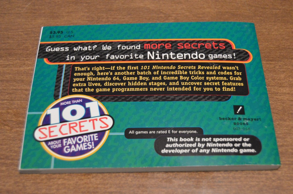 101 ALL-NEW Nintendo Secrets Revealed Book