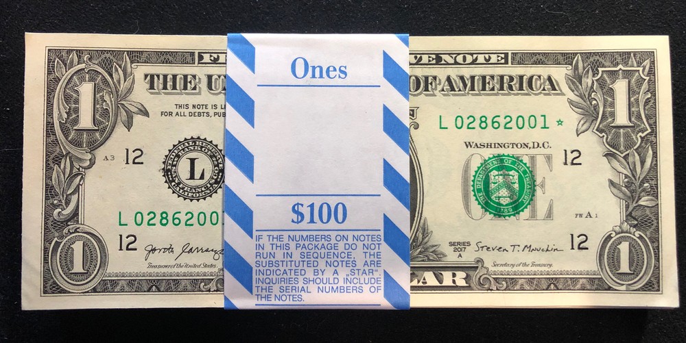 NEW $1 2017-A STAR NOTE $1 dolla ( SAN FRANCISCO ) UNCIRCULATE FRN