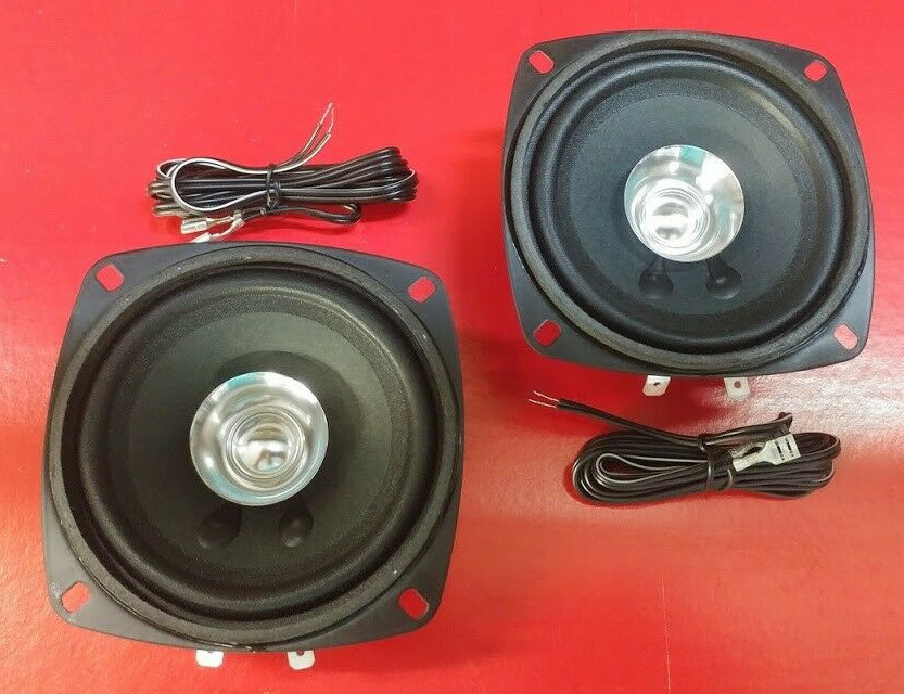 (PAIR) 25 watt 4" radio REAR SPEAKERS - GL1500 Honda Goldwing GL 1500 Gold Wing
