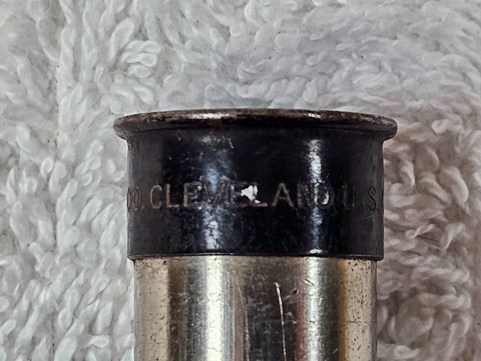 Newman-Stern Co. Cleveland USA Cast Iron Field Microscope Working VTG
