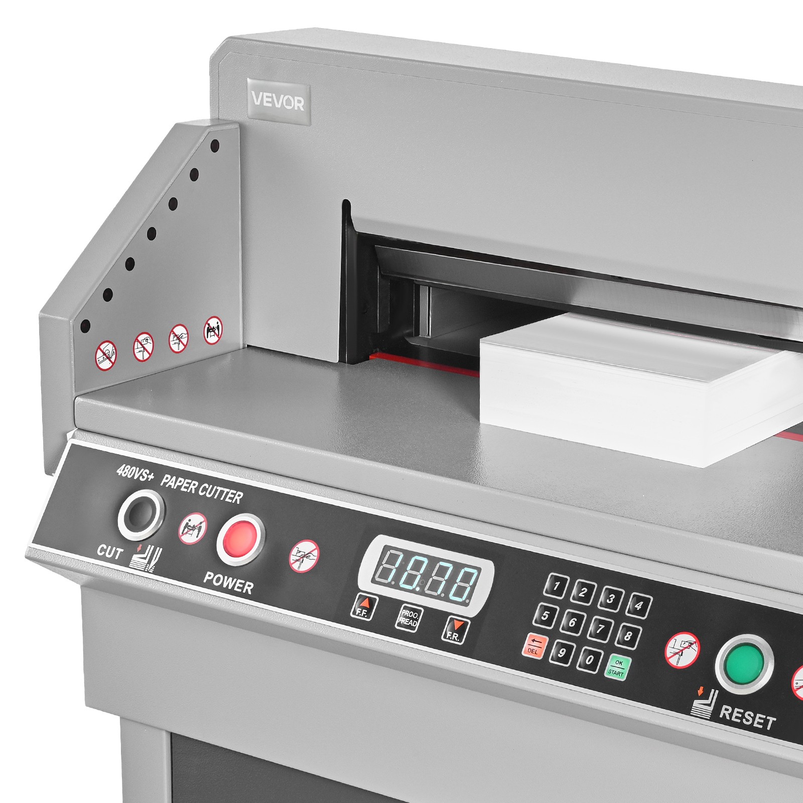 VEVOR Electric Paper Cutter 18.9 in Cutting Width 1.97 in Cutting Thickness