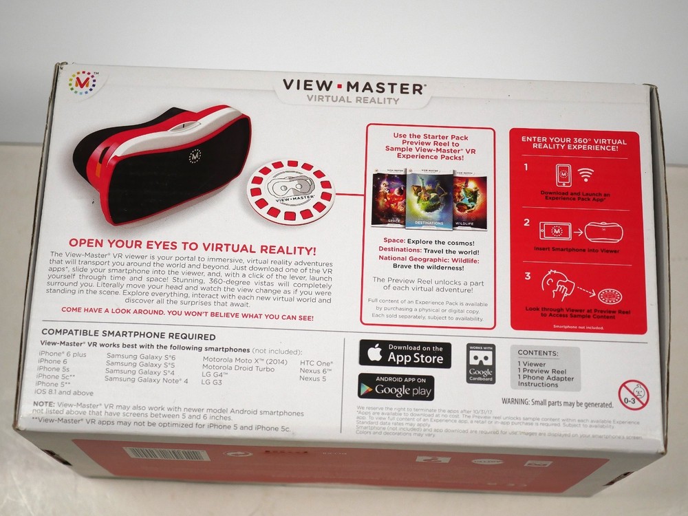 View Master Vritual Reality Starter Pack - new in box
