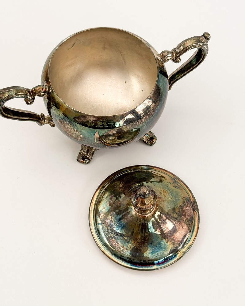 Vintage Silver Plated Tea/Coffee Set W/Sugar