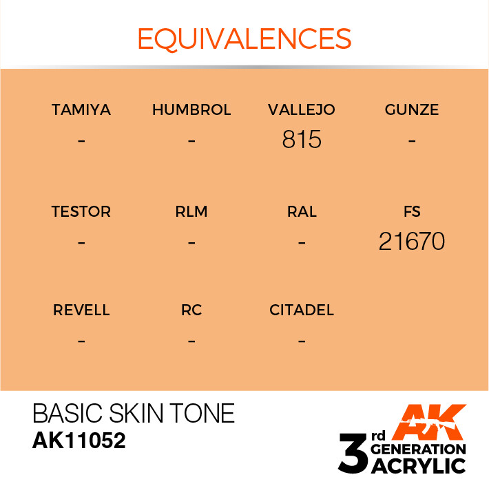 AK Interactive 3G Acrylic Basic Skin Tone 17ml