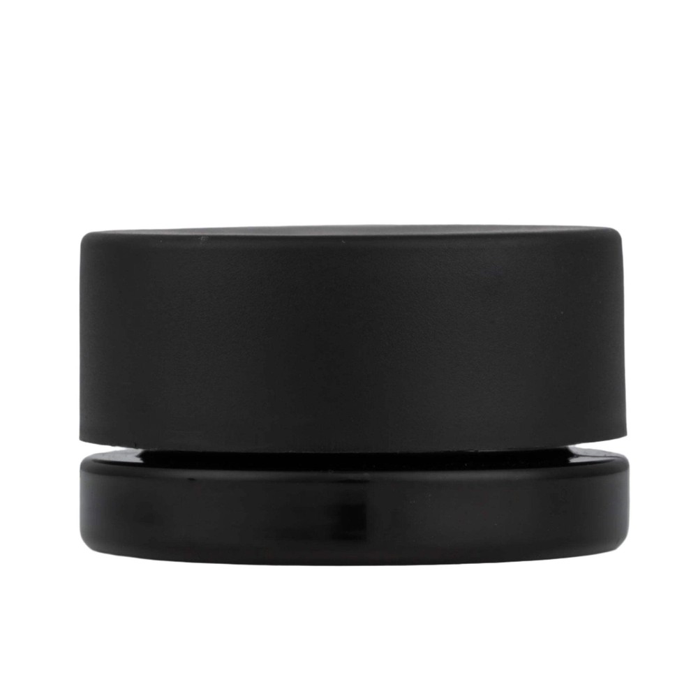 Jar 9ML Round Black Matte 360ct Case