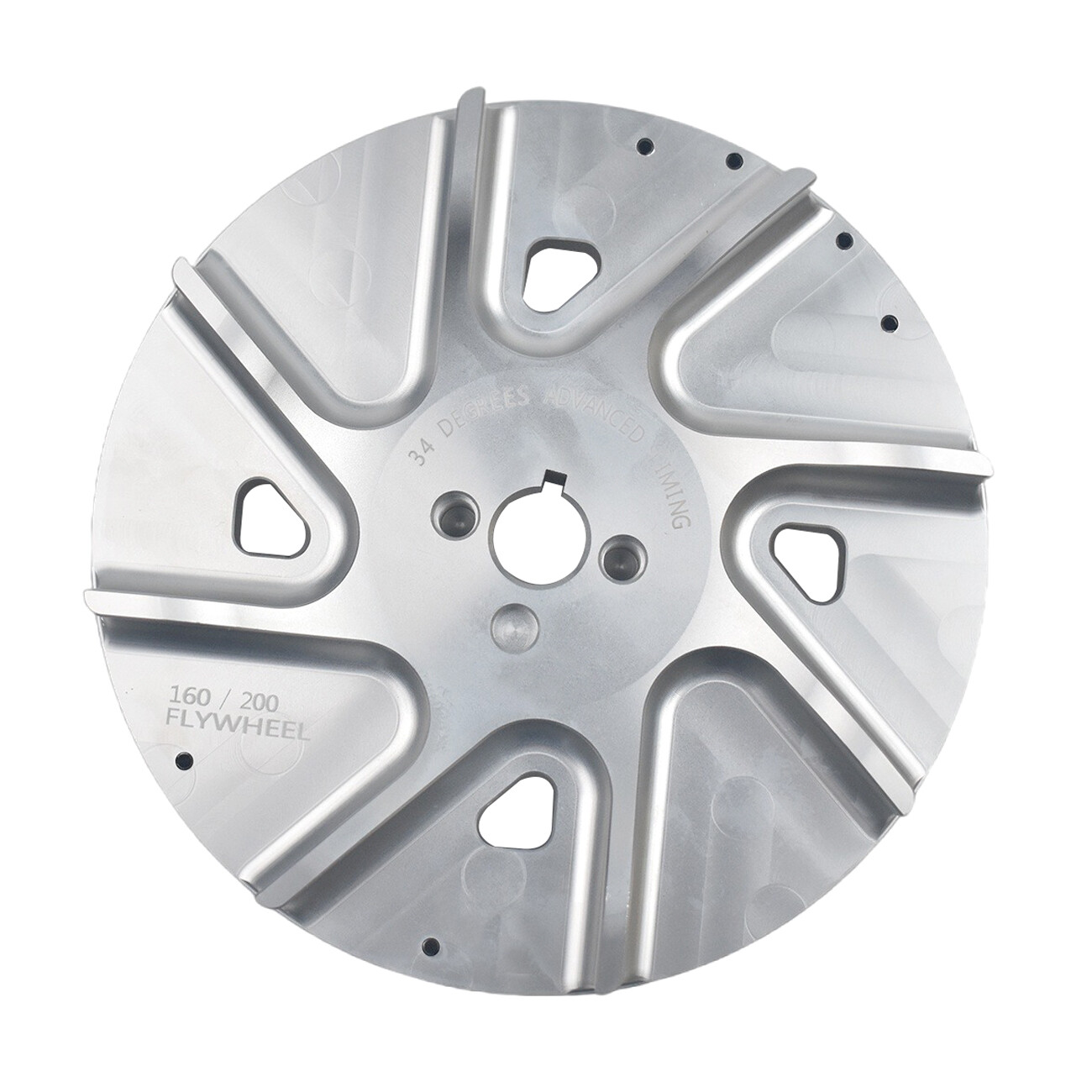 Slipstream Billet Flywheel 3.3 lb For 224cc 212cc GX200 Advance timing 34 Degree