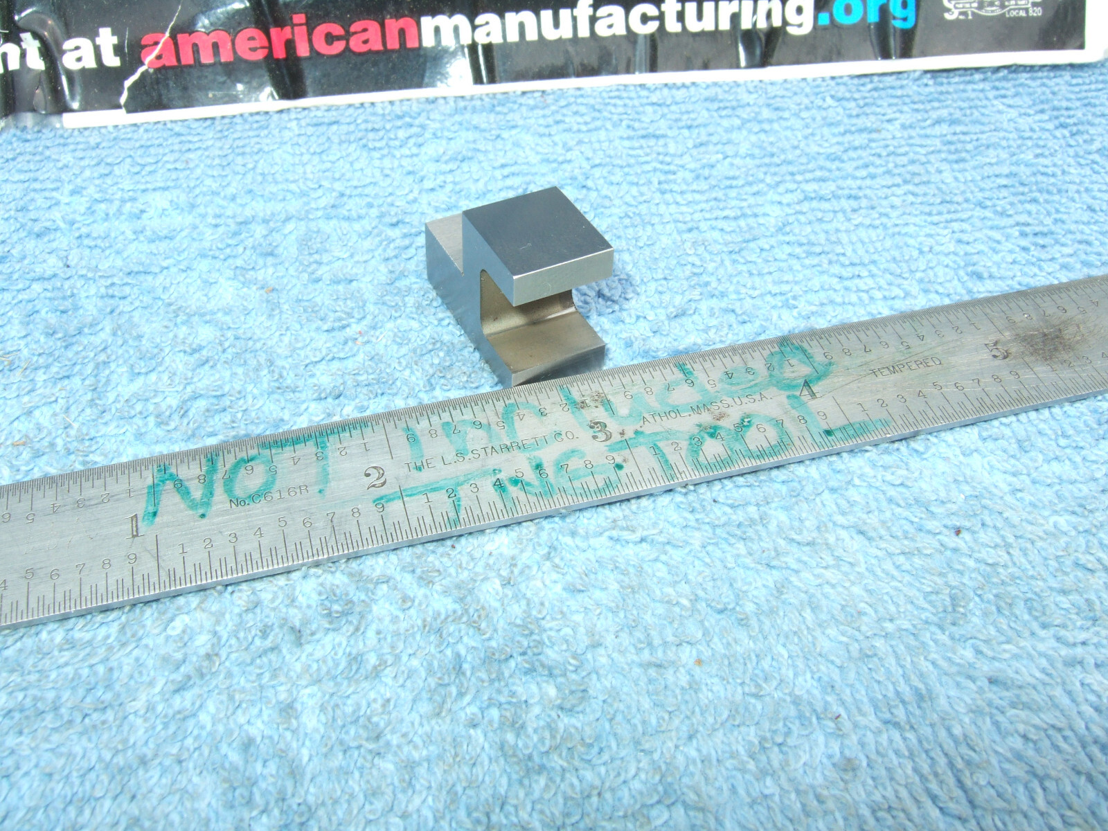 CHAIR SINGLE EDGE FINDER (1) NOT MAGNETIC USED TOOLMAKER MACHINIST VERY CLEAN ZA