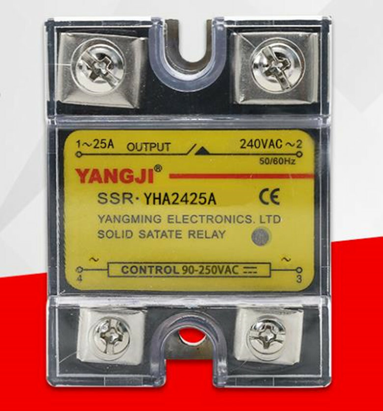 Single-phase Solid State Relay AC-AC AC Control AC YHA2425A 240VAC 25A