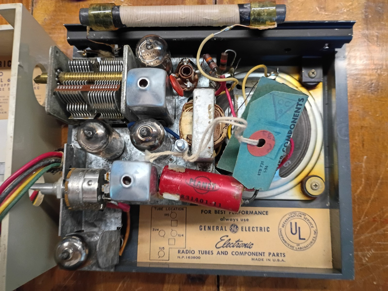 ✨RARE 1955 General Electric Model 680 Convertible Clock Radio - Parts Restore ✨