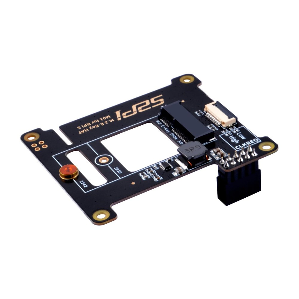M01 PCIe M.2 E-Key NVMe SSD PCIe Peripheral Board for Raspberry Pi 5 Support ...