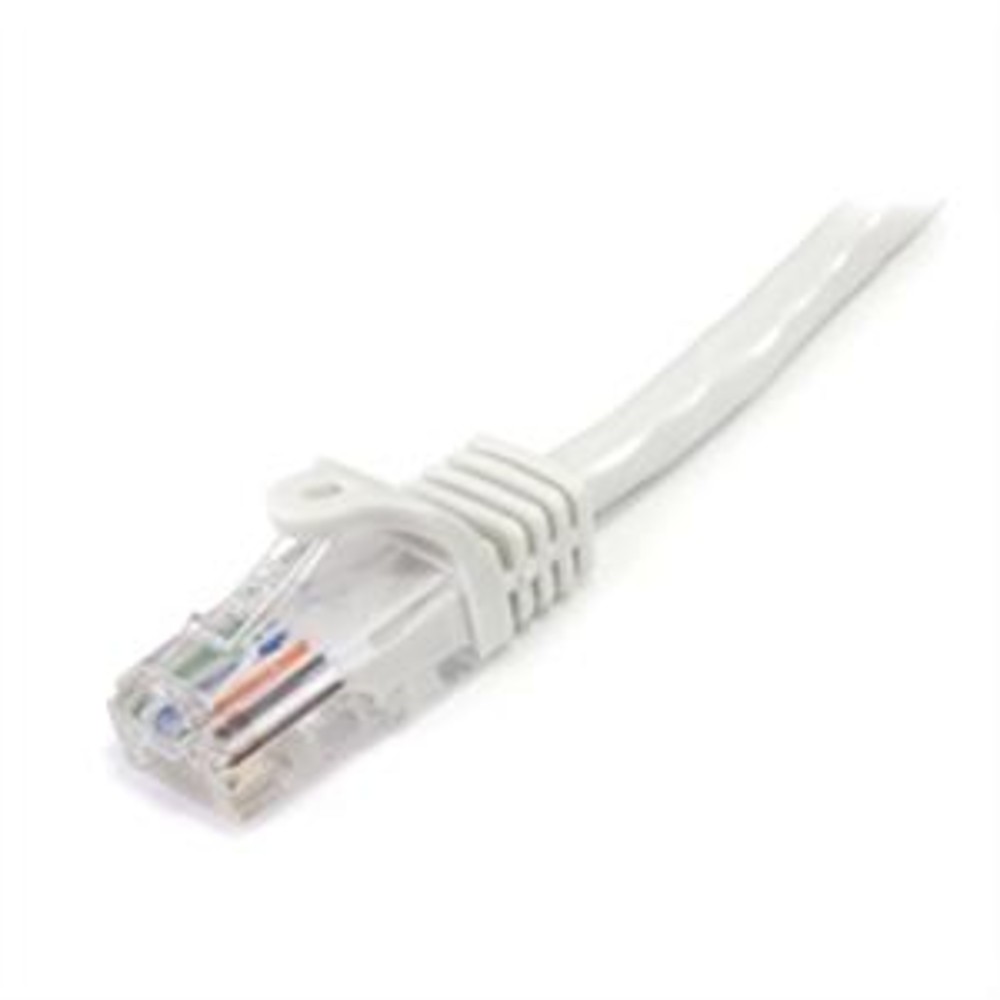 Startech 45Patch15Wh 15Ft White Cat5E Cable Snagless Ethernet Gigabit Lan