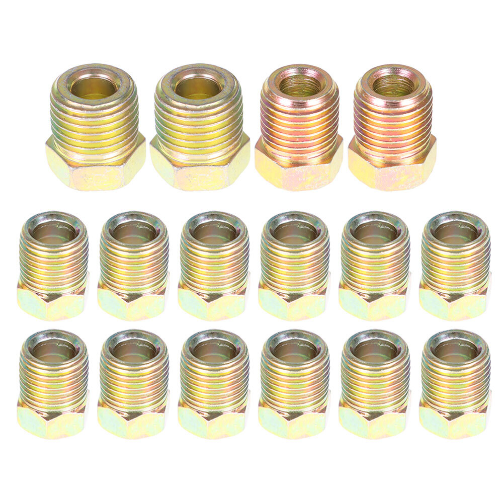 Labwork Brake Line Tubing Kit For Universal 25 Ft 3/16&1/4 Zinc w/32 Fittings