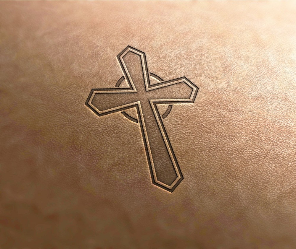 Leather Stamp : Cross 1 - Delrin Material