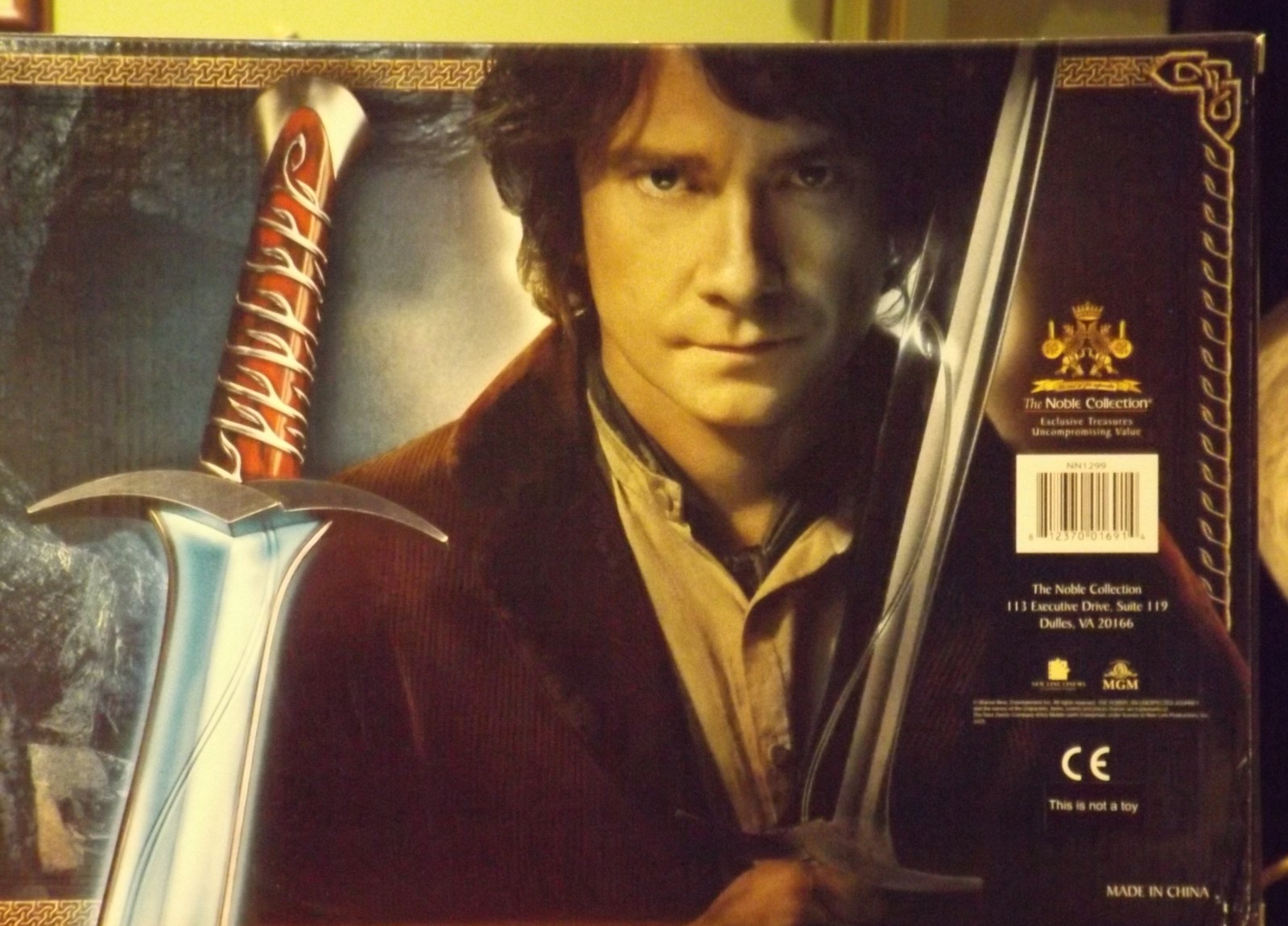 Noble Collection The Hobbit Sting Replica Illuminating Sword