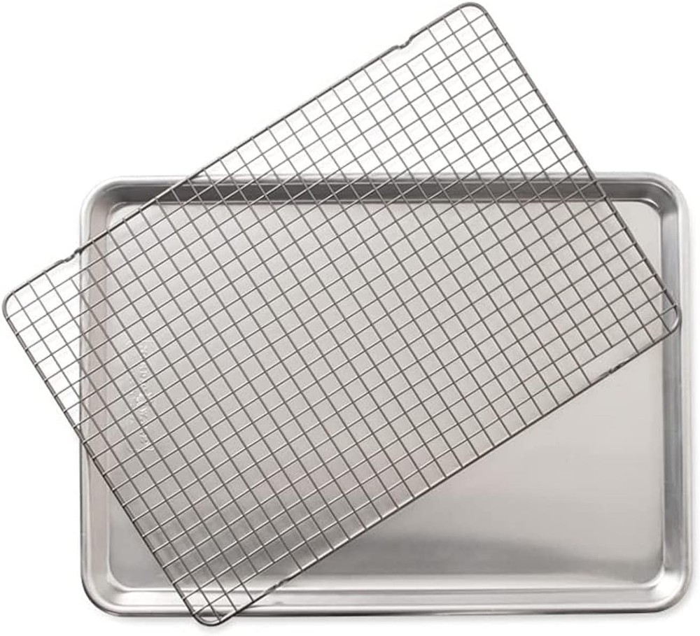 Half Sheet W/ Grid & Quarter Sheet W/ Grid 2 Piece Set)