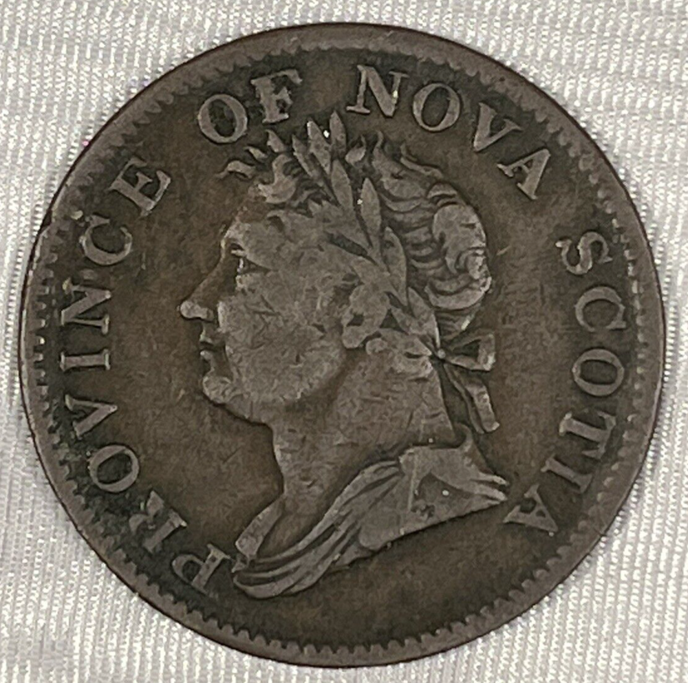 1832 Canada Nova Scotia Half Penny Token