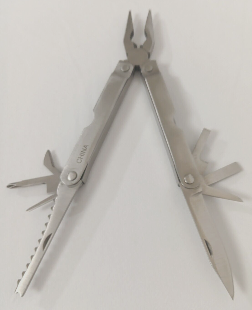 Pro-Case® Folding Stainless Multi-Tool Knife With Black Case