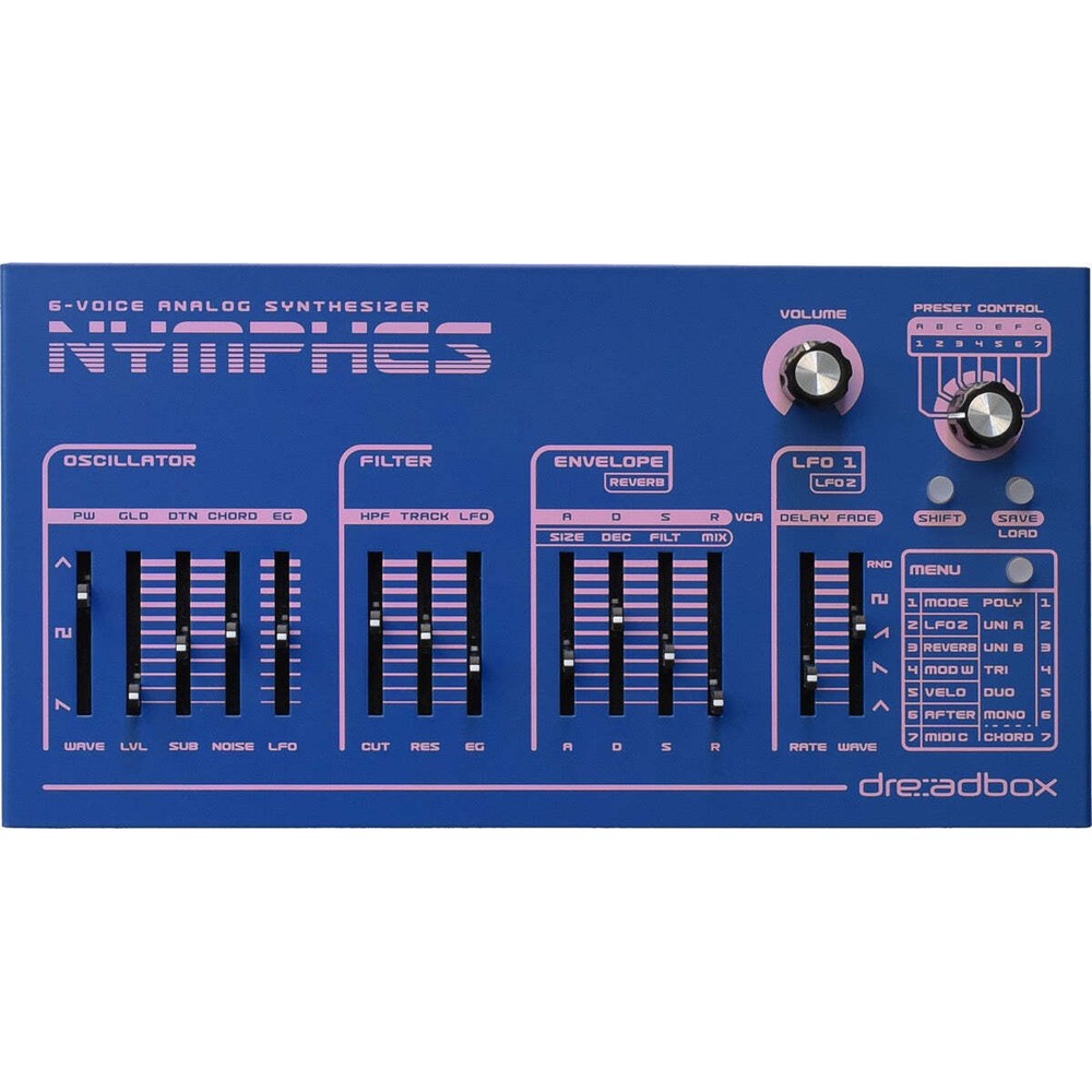 Dreadbox Nymphes Desktop Polyphonic Analog Synthesizer POWER & CABLE KIT
