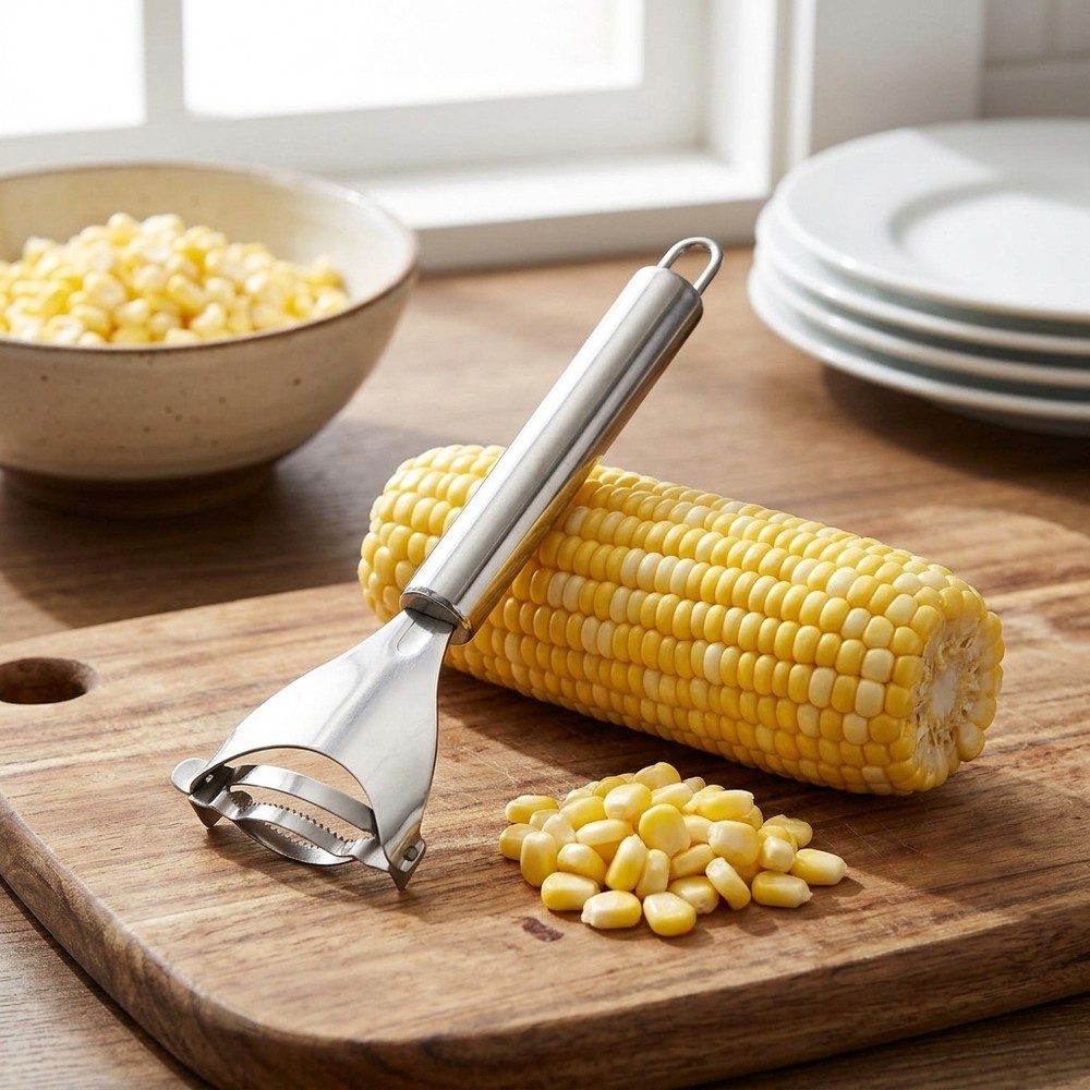 Stainless Steel Corn Peeler Tool Easy Corn Stripper for Removing Kernels